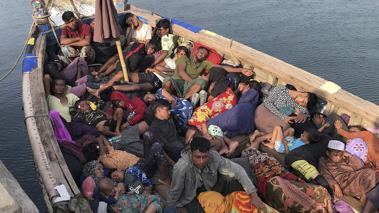 Sri Lanka’s navy rescues 102 Rohingya refugees found adrift on fishing trawler