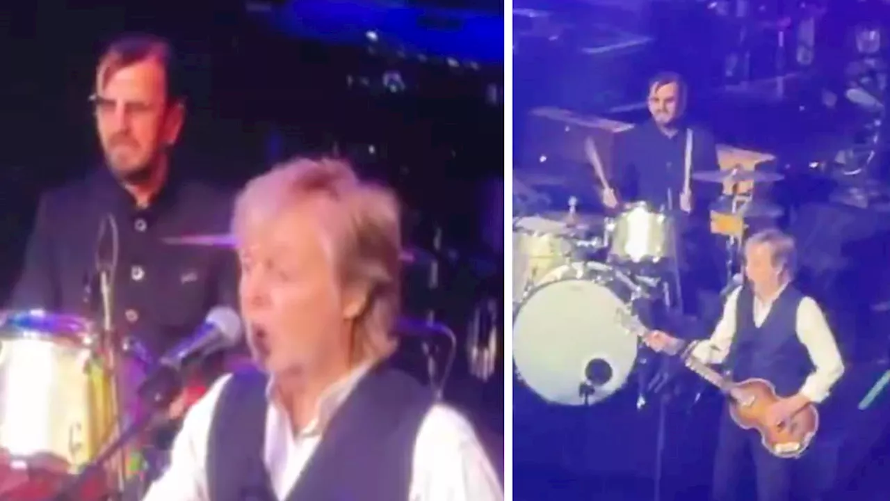 Surprise Reunion: Paul McCartney Welcomes Ringo Starr to London Stage