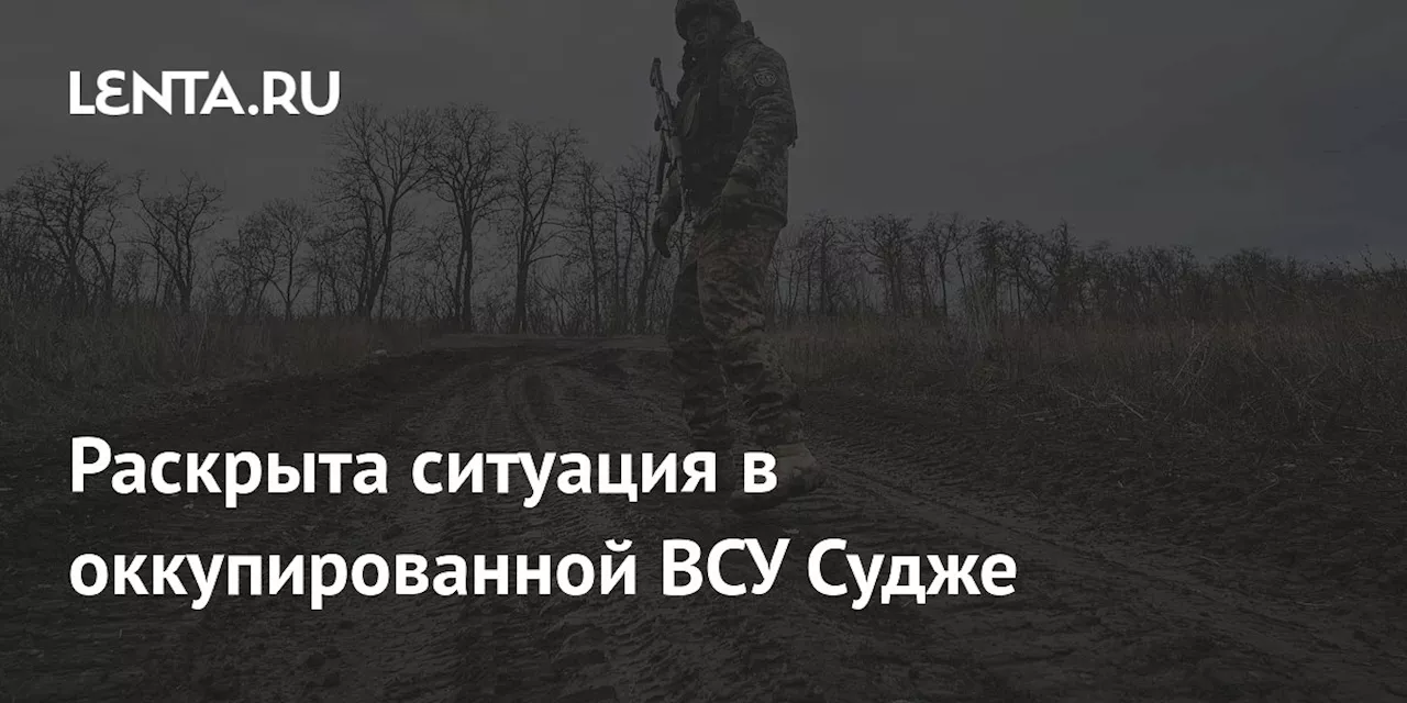 Раскрыта ситуация в оккупированной ВСУ Судже