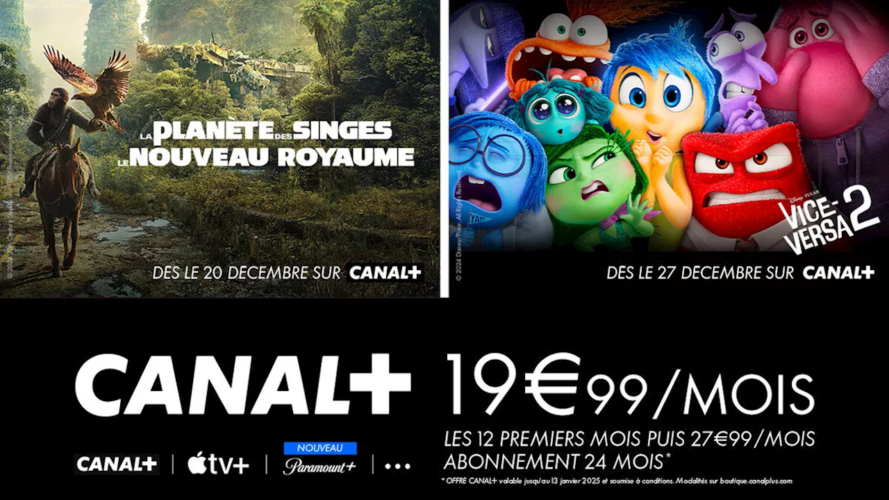 CANAL+ vous propose un programme riche pour les vacances de décembre