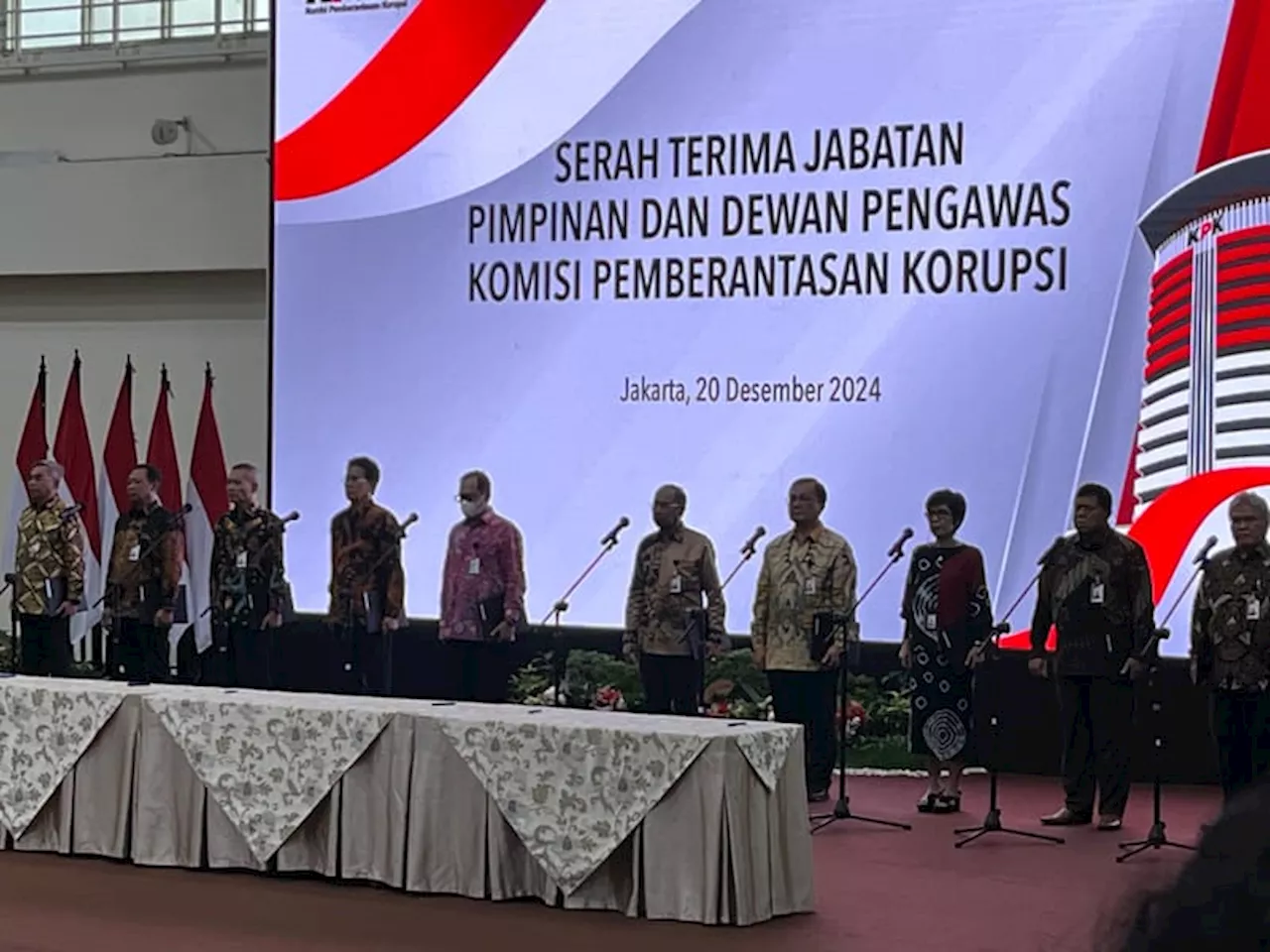 KPK Serah Terima Jabatan untuk Jilid VI