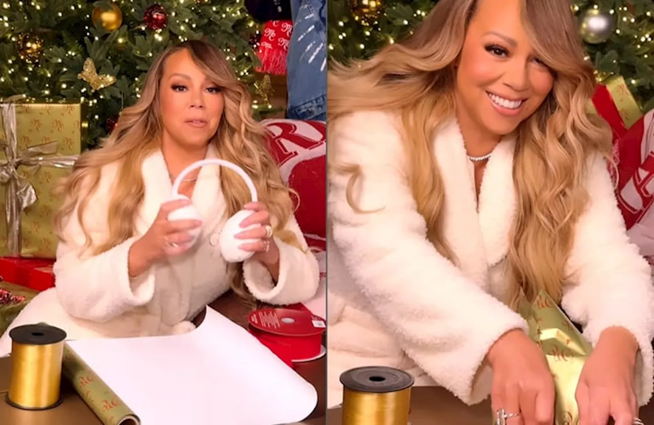 Mariah Carey Kesulitan Membungkus Hadiah Natal