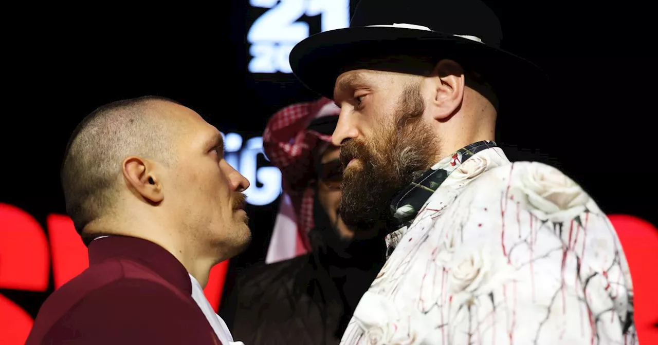 Fury vs Usyk 2 chaos, coin toss controversy, beard length drama, stare-off taunt