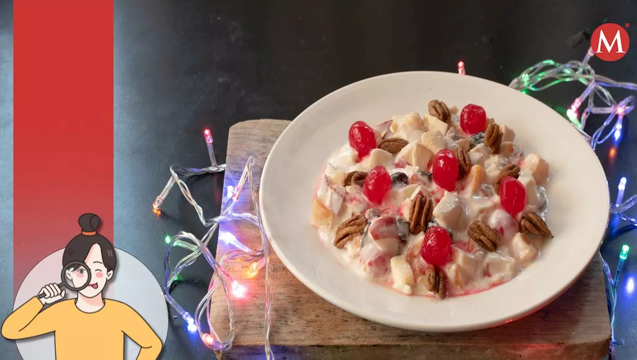 ¿Cuál es el origen de la ensalada de manzana y por qué se come en Navidad?