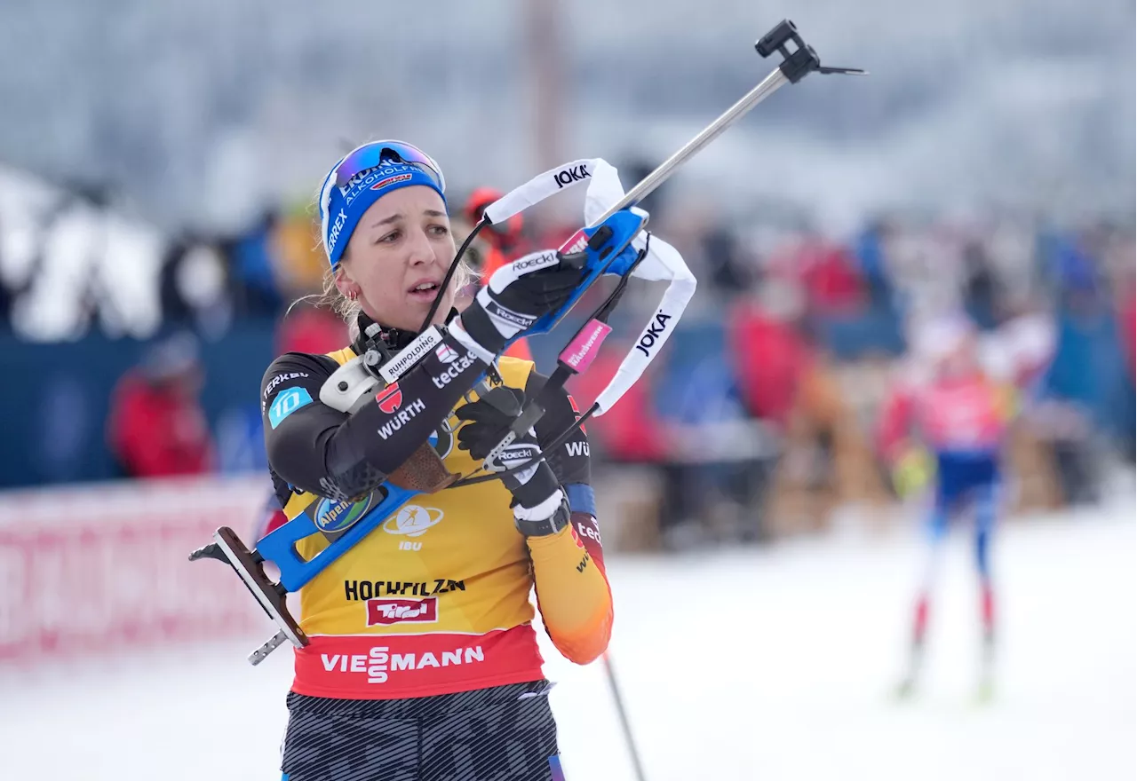 Biathletin Preuß verpasst Sieg nur um 1,4 Sekunden