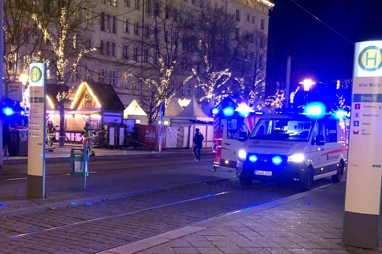 Car drives into group of people at Christmas market in Germany