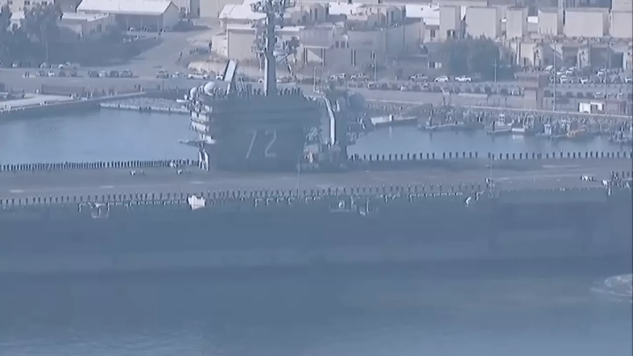 WATCH LIVE: Lincoln Strike Group sailors return to San Diego for the holidays