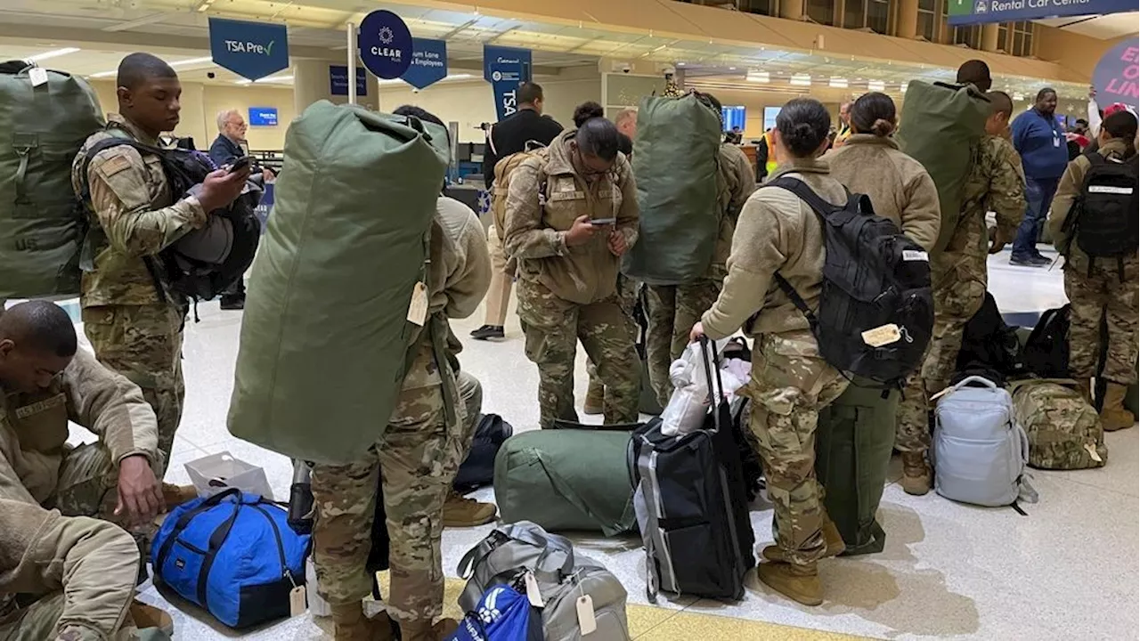 San Antonio airport braces for surge as military members travel home for holiday break