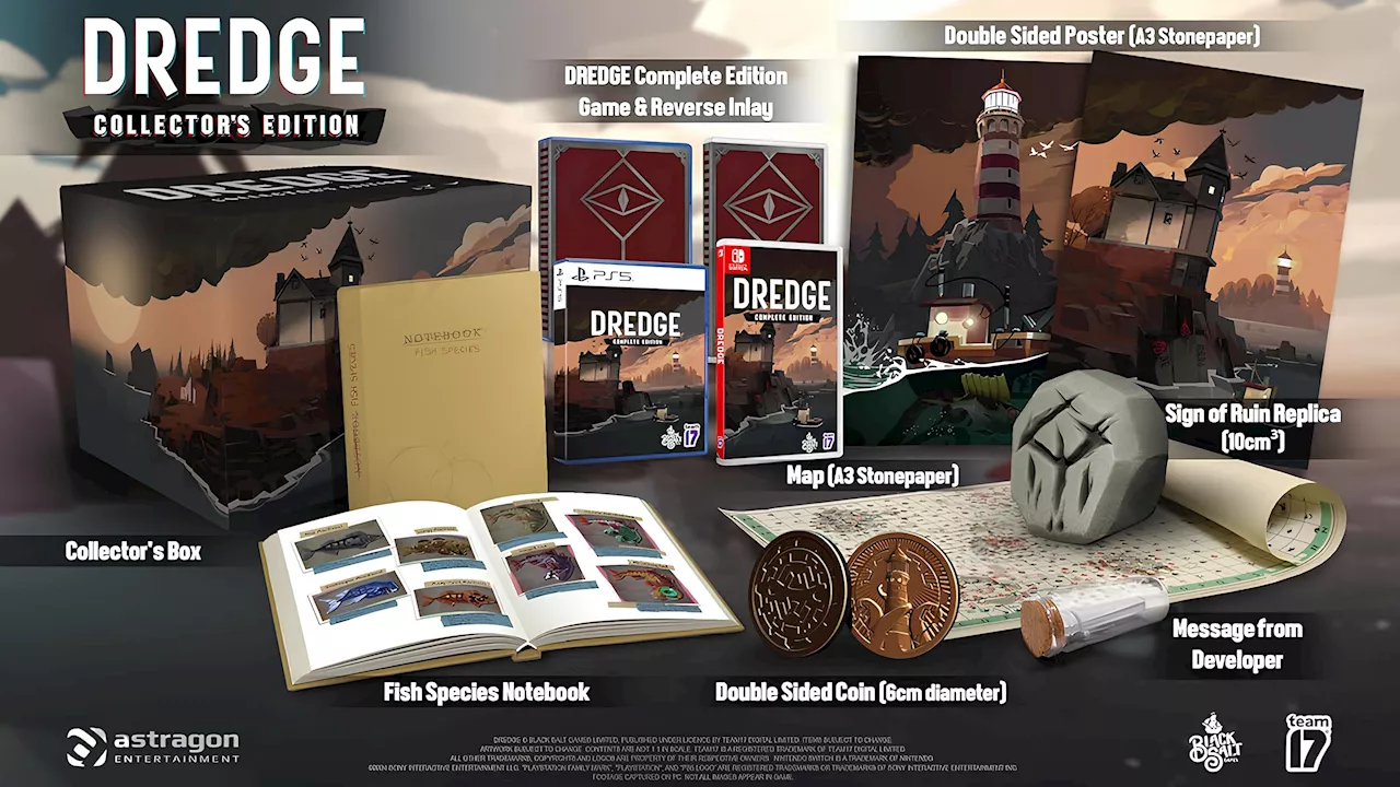 Dredge Complete Collector's Edition Released for PS5 and Nintendo Switch