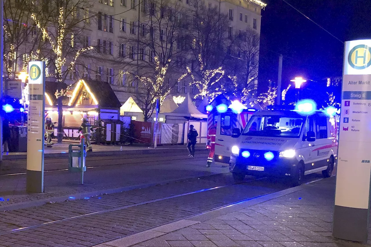 Multiple Injured After Car Plows into Crowd at Christmas Market in Magdeburg, Germany