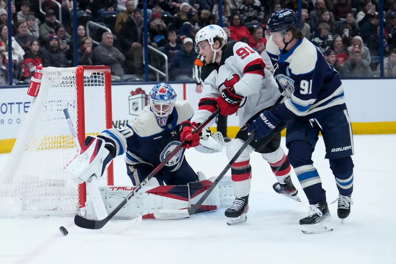 Blue Jackets End Skid with Win Over Devils