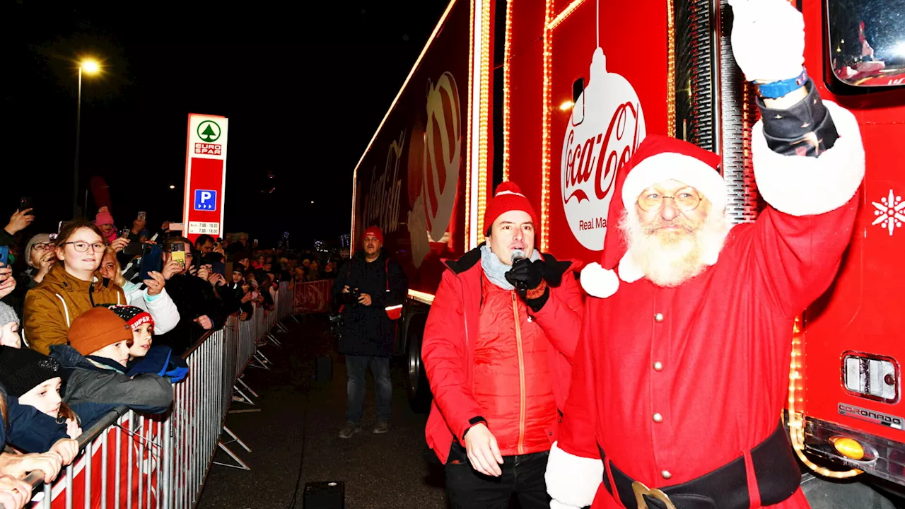 Coca-Cola Truck lockt Tausende in Retz an