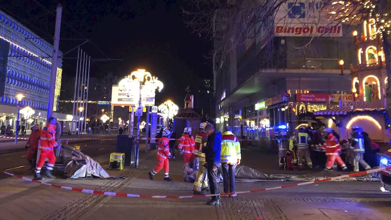 Automobilist rijdt in op kerstmarkt Maagdenburg, vermoedelijk aanslag