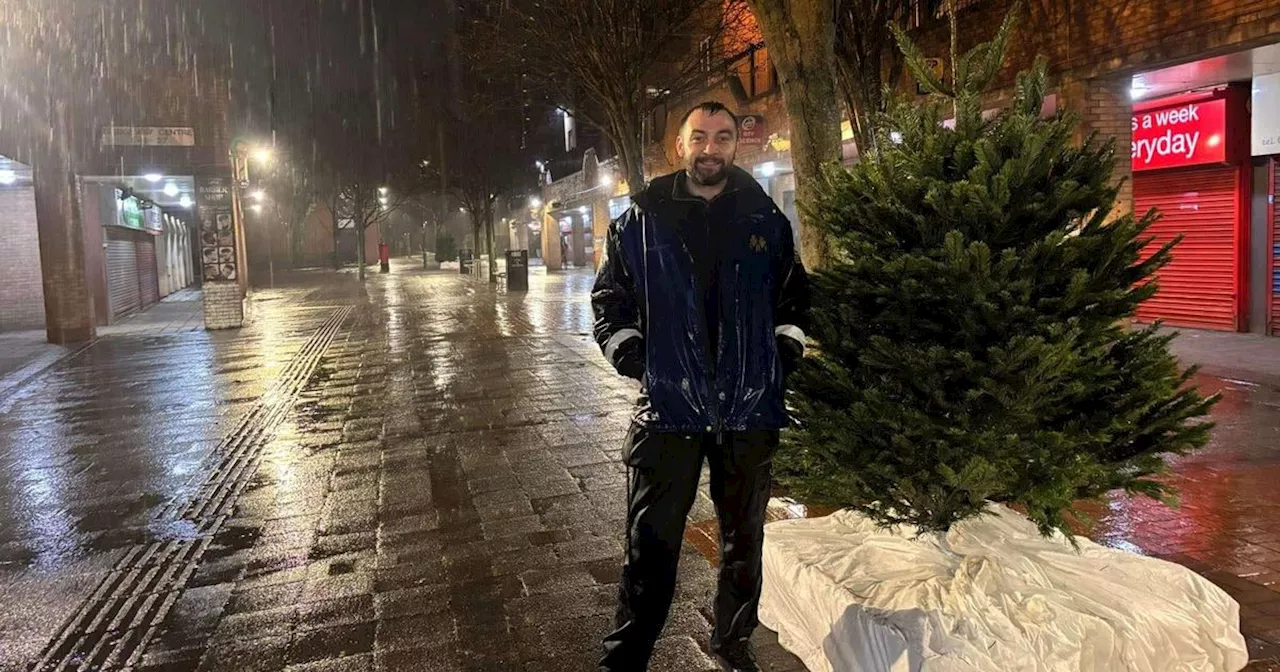 'Council can't afford a Christmas tree in The Meadows - we did it ourselves'