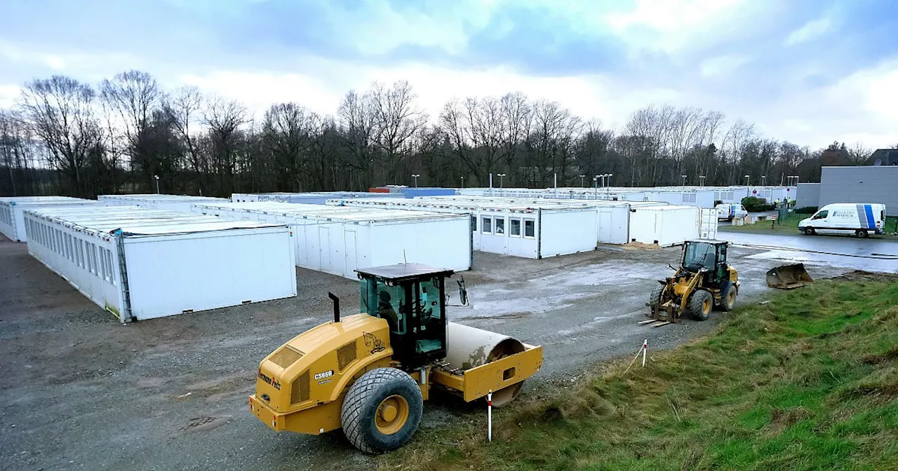 Ehemaliger Gütersloher Flugplatz: Einblicke in neue Unterkunft für Geflüchtete