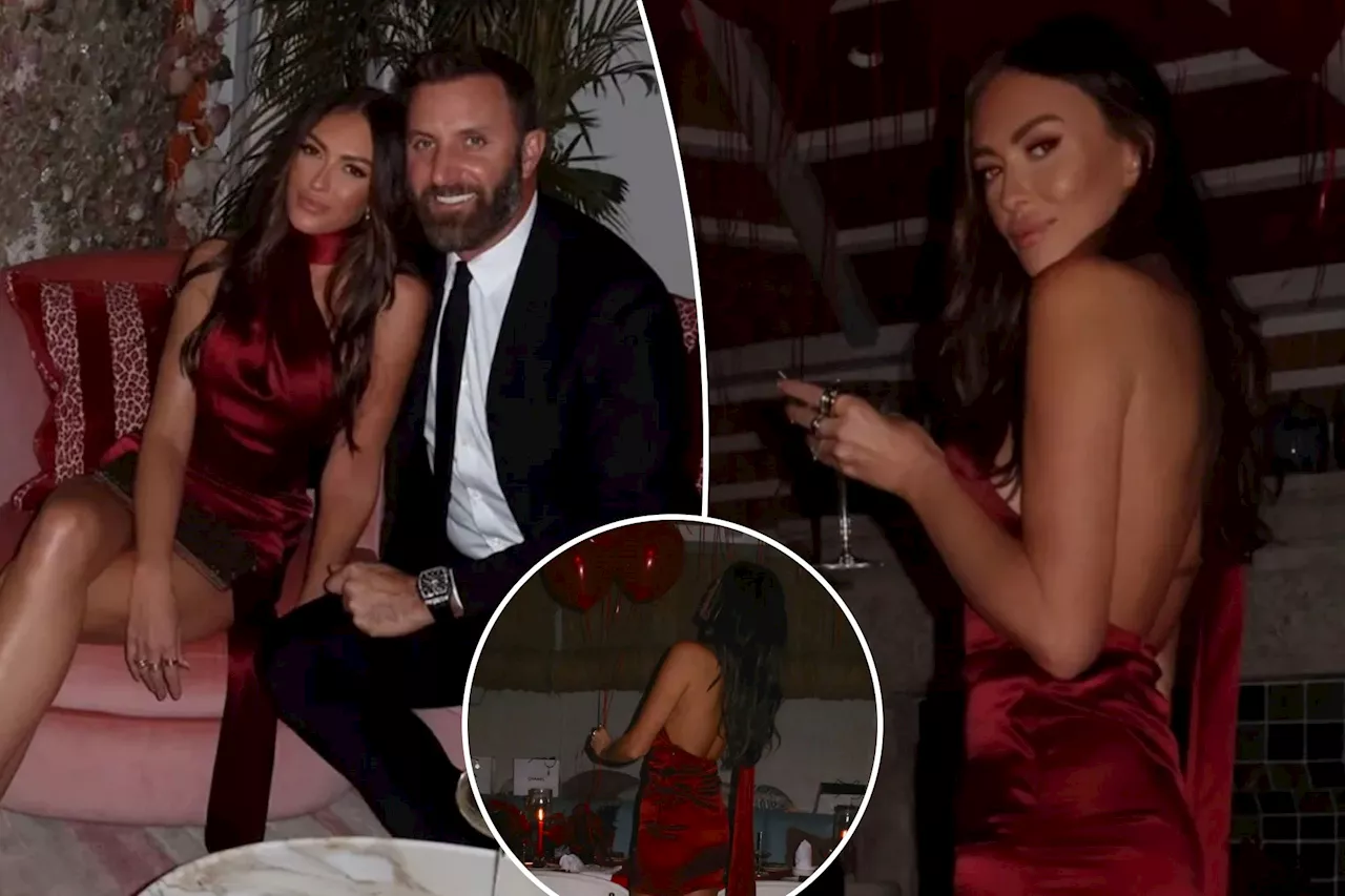 Paulina Gretzky celebrates 36th birthday in sultry red dress at martini-filled party