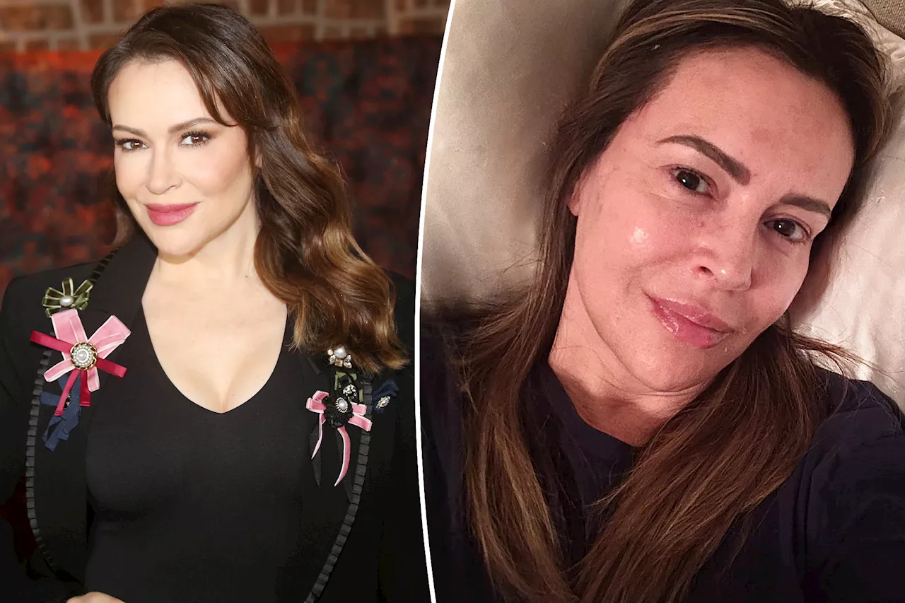 Alyssa Milano celebrates birthday with barefaced selfie: 'This is 52. No makeup. No filters.'