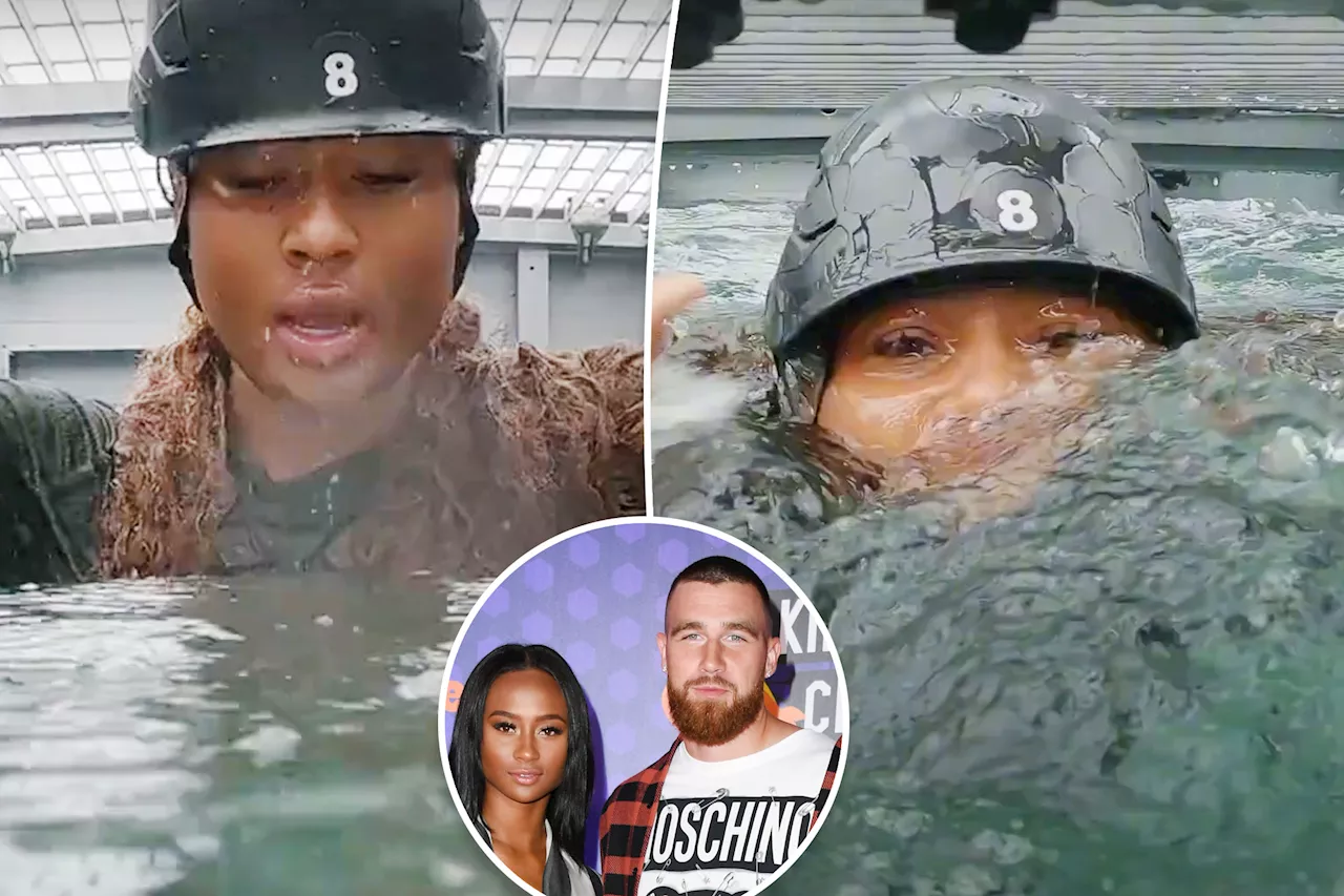 Travis Kelce’s ex Kayla Nicole struggles to breathe while submerged underwater in ‘Special Forces’ sneak peek