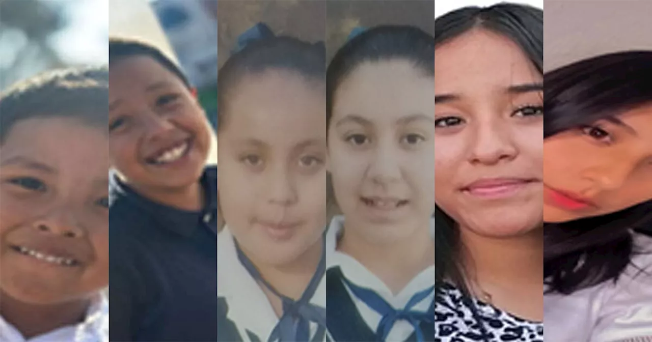 Buscan a Emiliano, Santiago, Scarlett, Alessandra, Diana y Jhogary, desaparecidos en Guanajuato