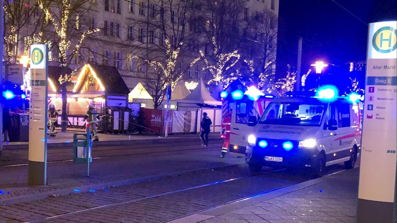 Un coche atropella a una multitud de personas en un atentado contra mercadillo navideño en Alemania