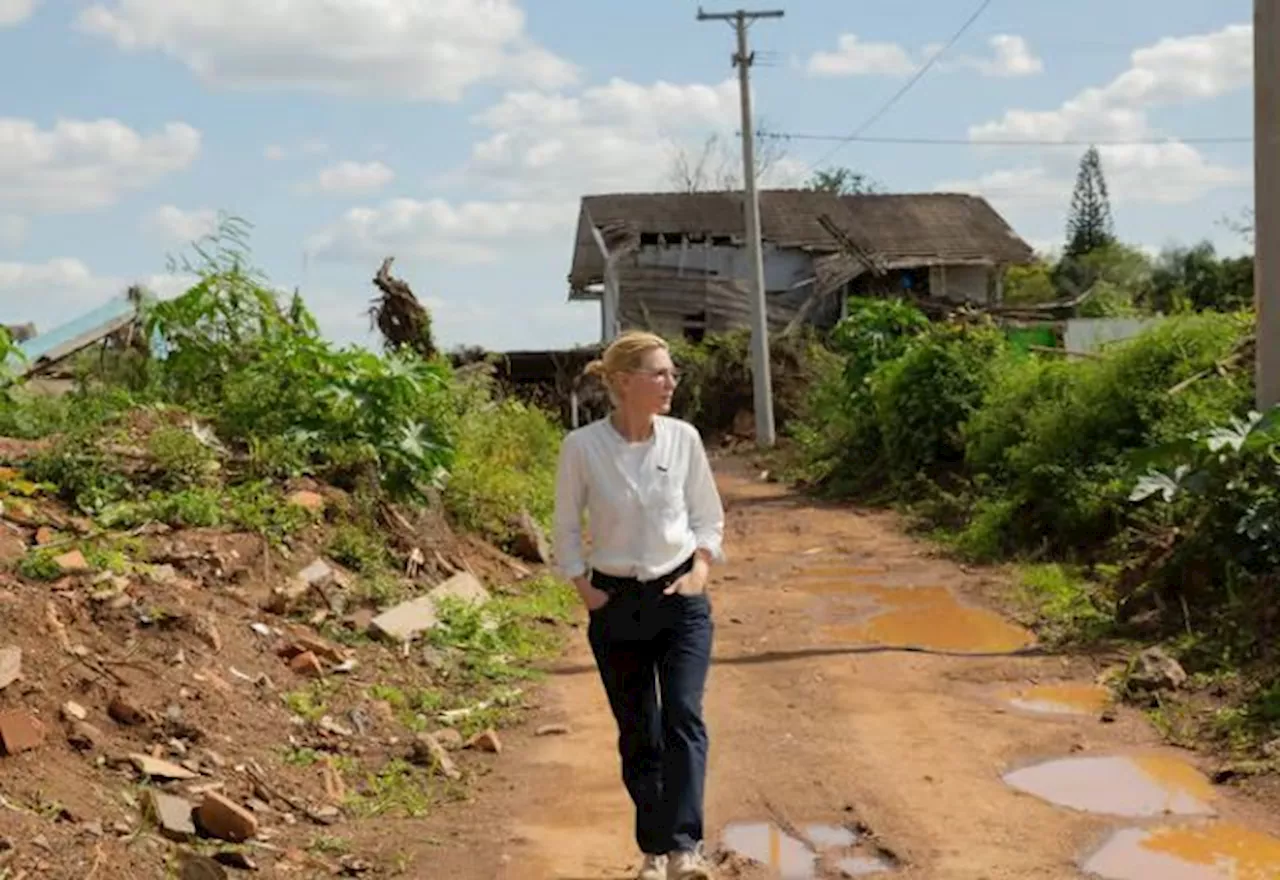 Cate Blanchett Visita Cidades Afetadas por Enchentes no Rio Grande do Sul