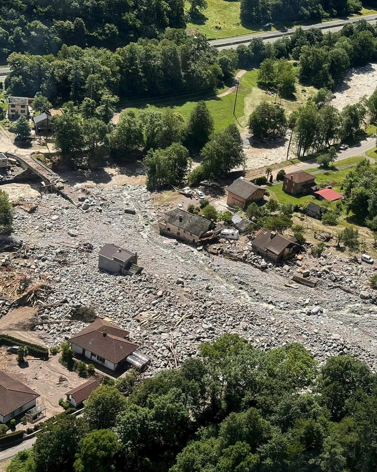 Misox: Unwetterschäden kosten 74 Mio. Franken