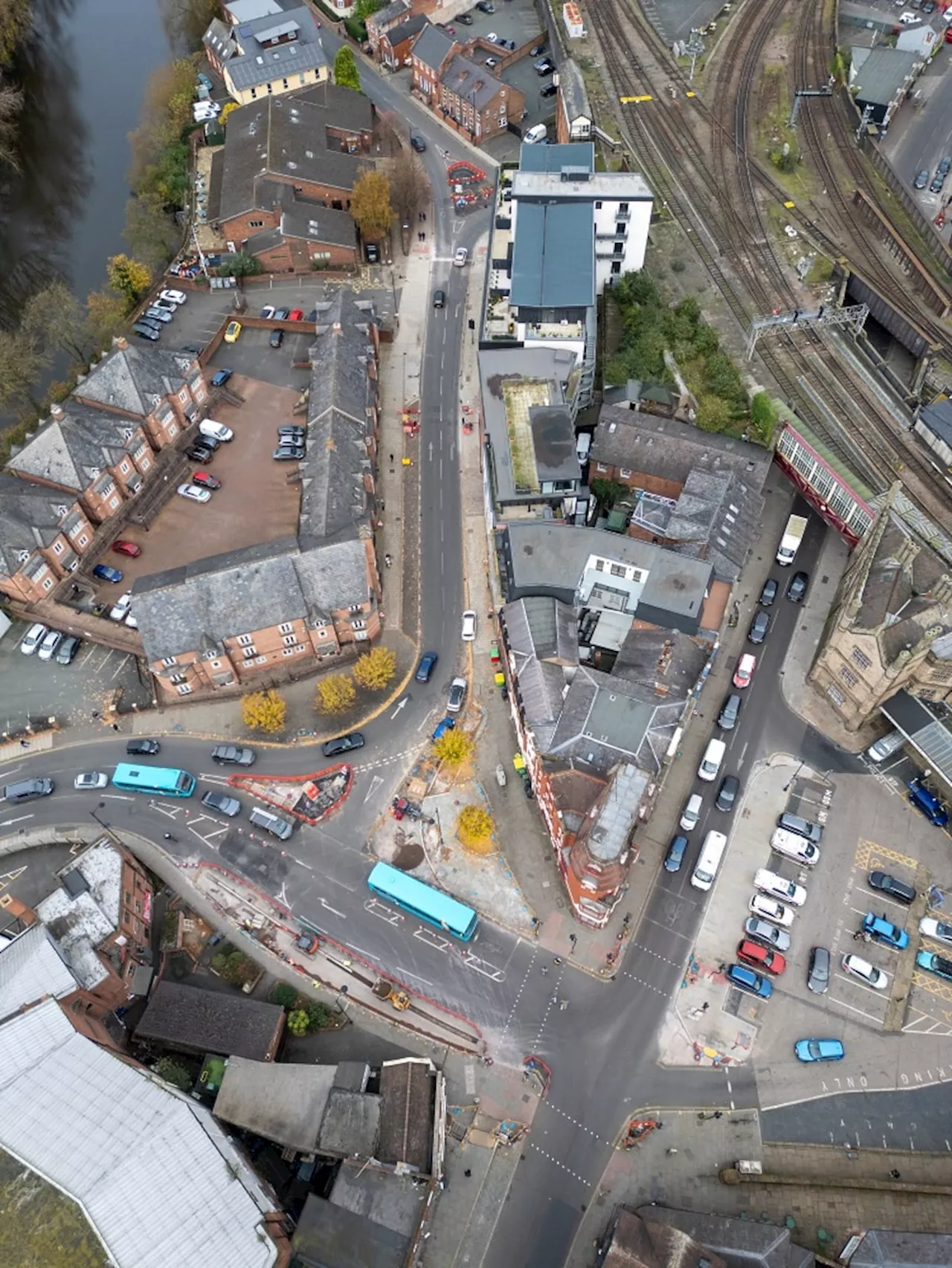 When work to 'enhance' Shrewsbury railway station gyratory will resume