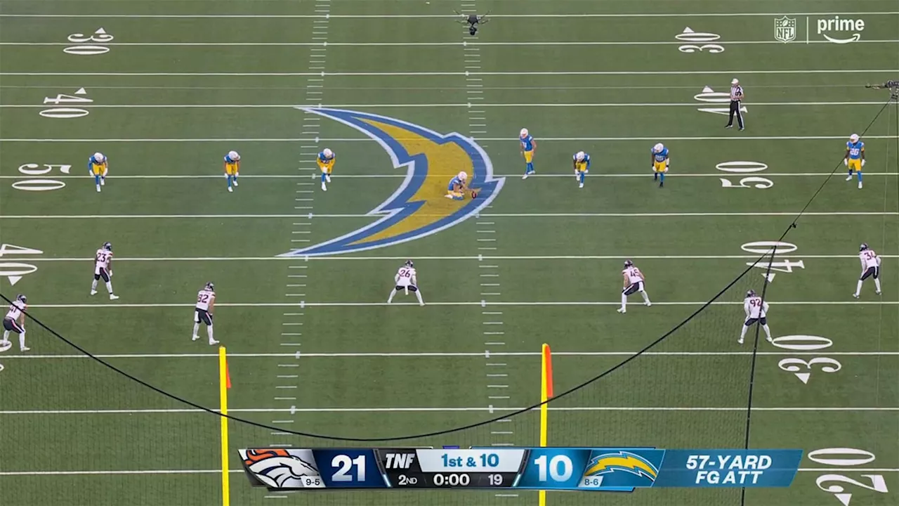 Chargers Kicker Makes Historic Free Kick Field Goal