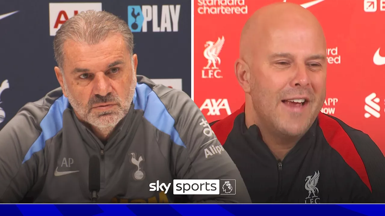 Tottenham boss Ange Postecoglou responds to Arne Slot's praise with Monty Python joke to Liverpool head coach