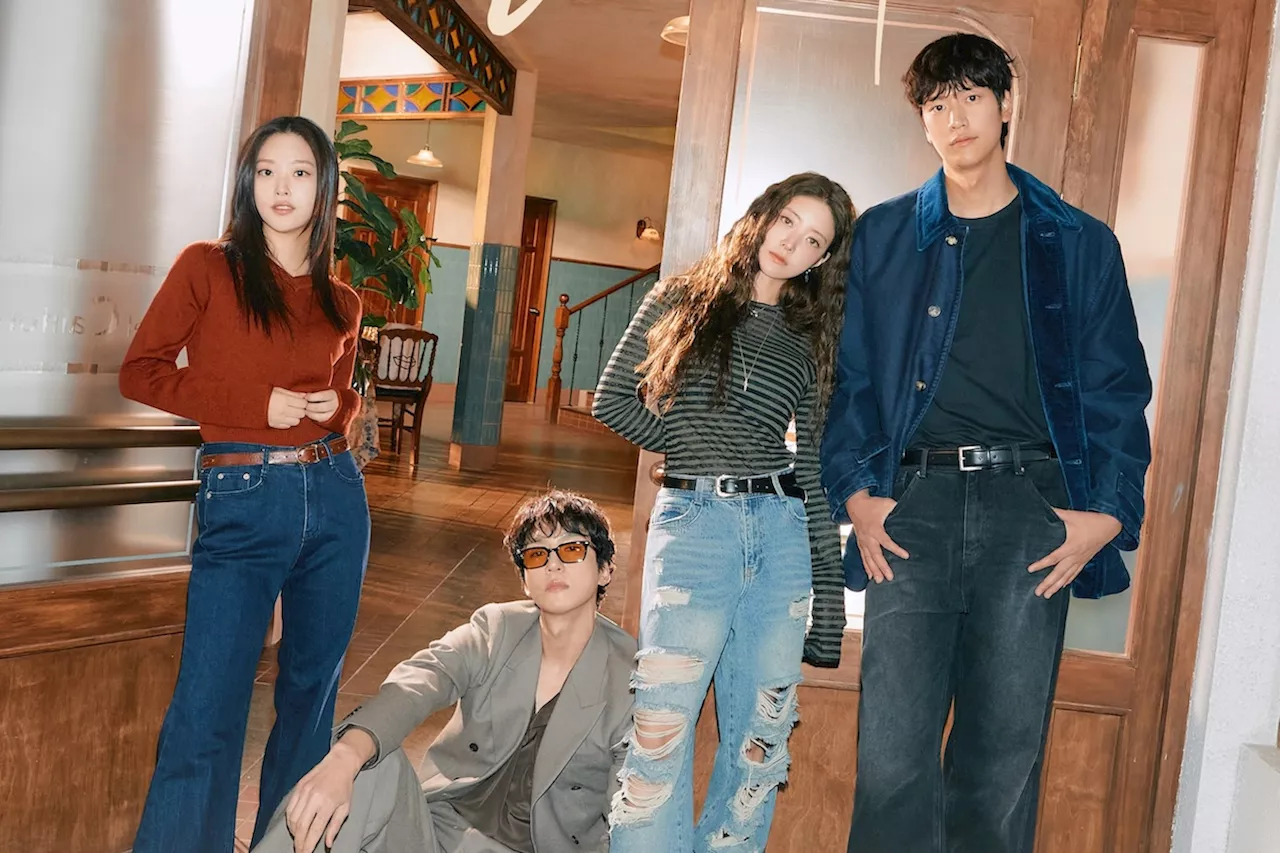 Lee Se Young, Na In Woo, Kim Tae Hyeong, and Choi Hee Jin Pose in New 'Motel California' Drama Poster