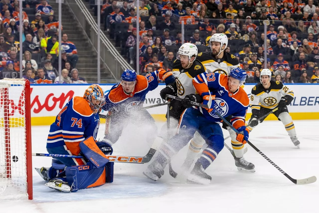 Oilers Overcame Sloppy Start to Defeat Bruins in Overtime