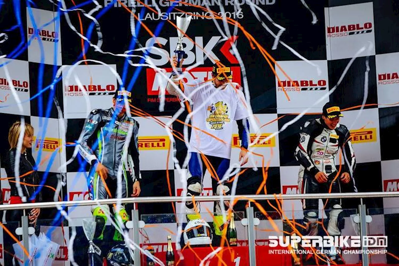 Danny de Boer krönt sich zum neuen Meister in der IDM Superstock 1000