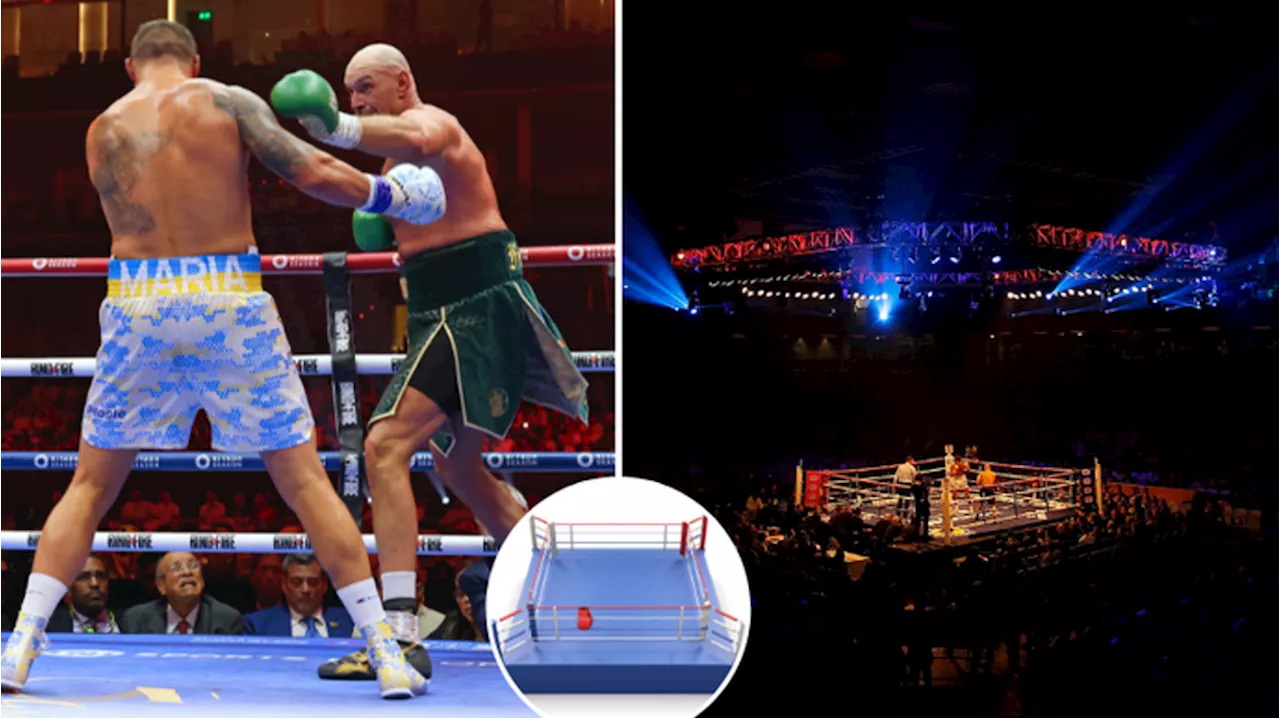 Boxing fans are realising why it's called a 'ring' instead of a 'square' before Tyson Fury vs Usyk rematch