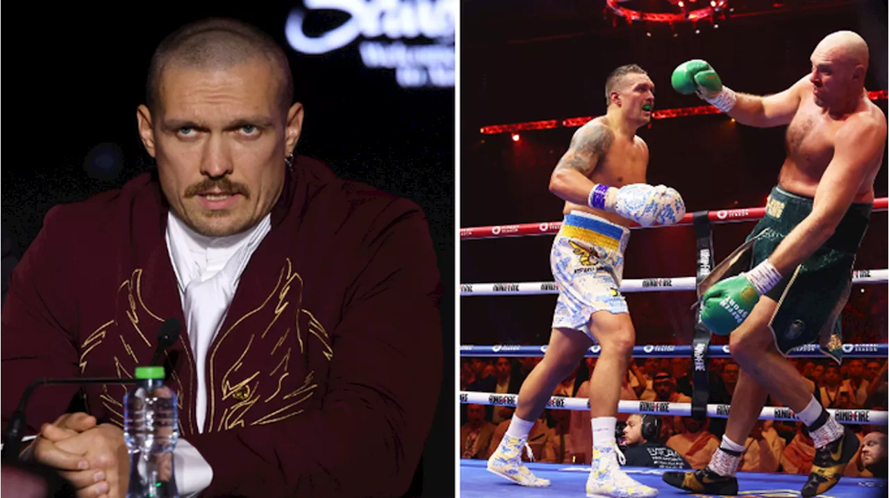 Oleksandr Usyk banned from using 'mental tactic' in Tyson Fury rematch after confusing incident in first fight