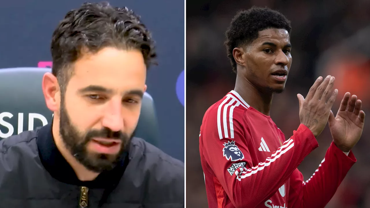 Ruben Amorim gives Marcus Rashford update as devastating injury blow for Man Utd player confirmed