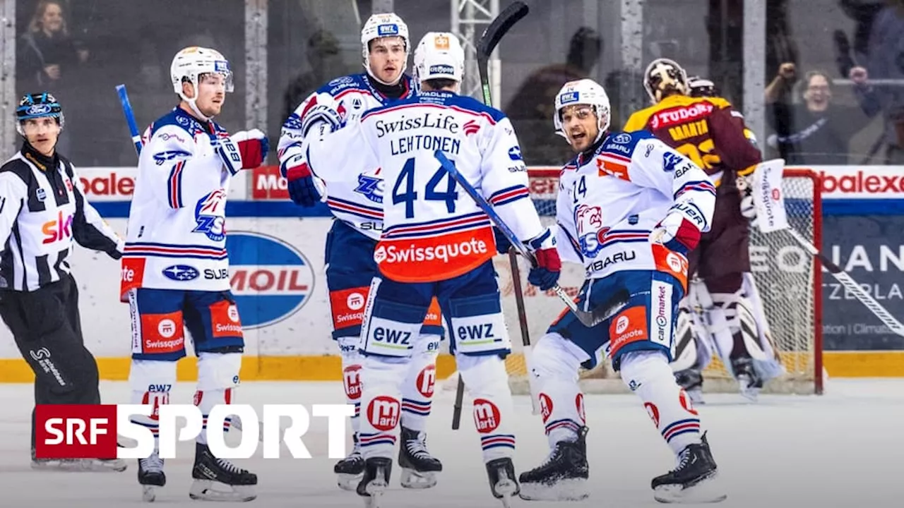 National League am Freitag - ZSC neuer Leader – Lausanne gewinnt Spitzenkampf in Davos