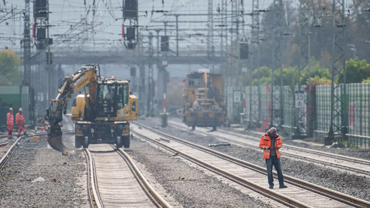 Infrastruktur: Etliche Bahn-Baustellen im Südwesten im Jahr 2025