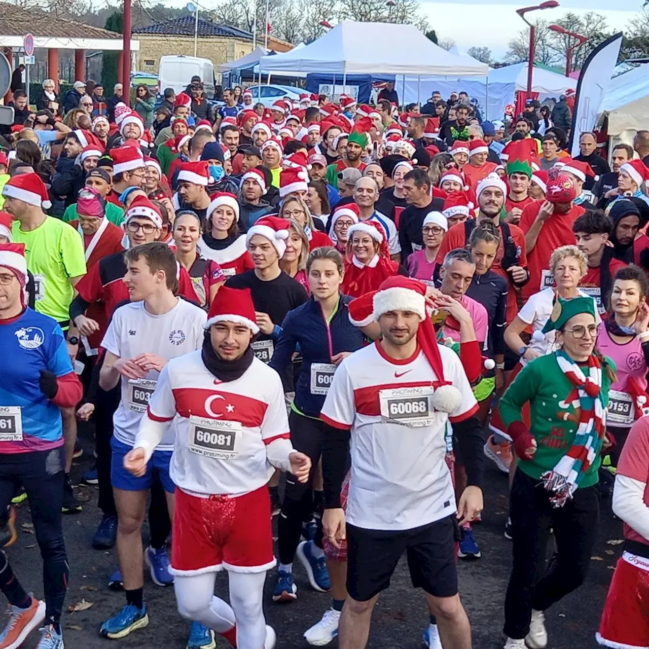 Cissac-Médoc : un succès fou pour la course des Pères Noël