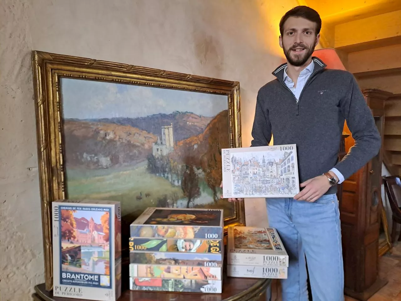 Florent Piednoir Lance des Puzzles mettant en valeur l'Art Périgourdin