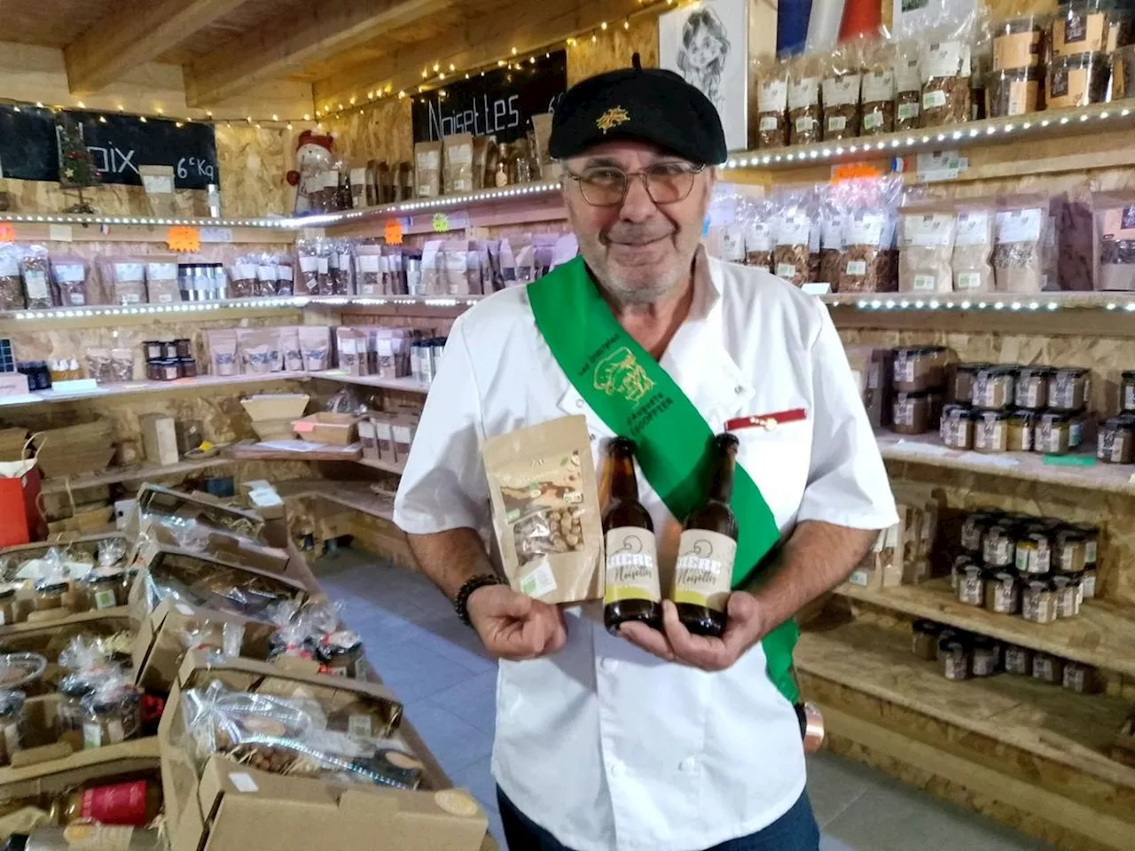 Gontaud-de-Nogaret : une bière à la noisette à la Ferme des trois Soleils