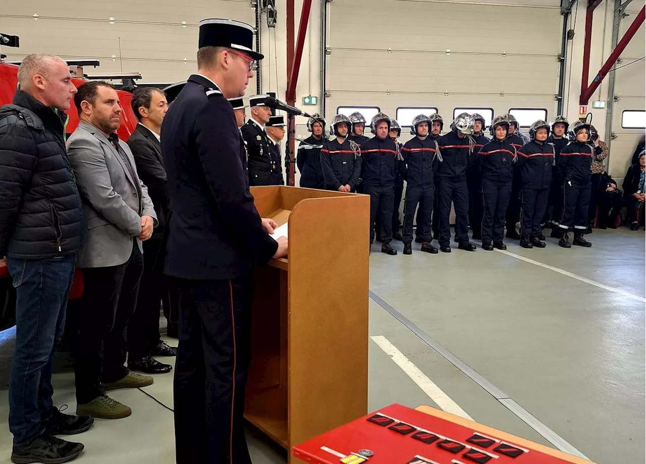 Ustaritz : des gradés et des médaillés récompensés par la famille des sapeurs-pompiers