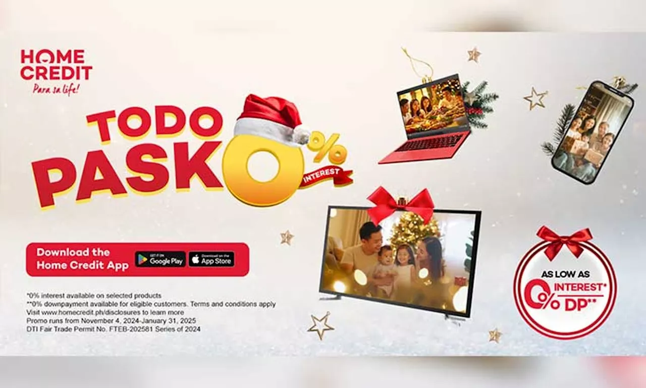 Home Credit Philippines Offers Exciting Todo Pasko Deals