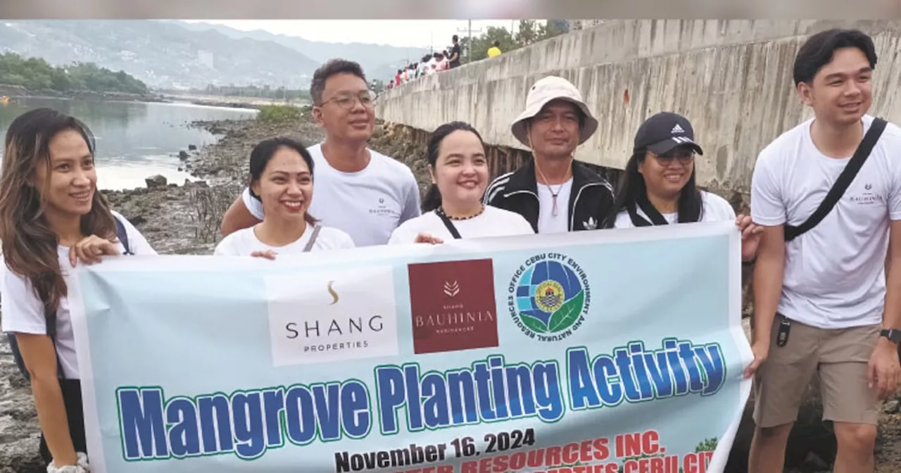 Shang Properties leads sustainability efforts in Cebu with tree planting project