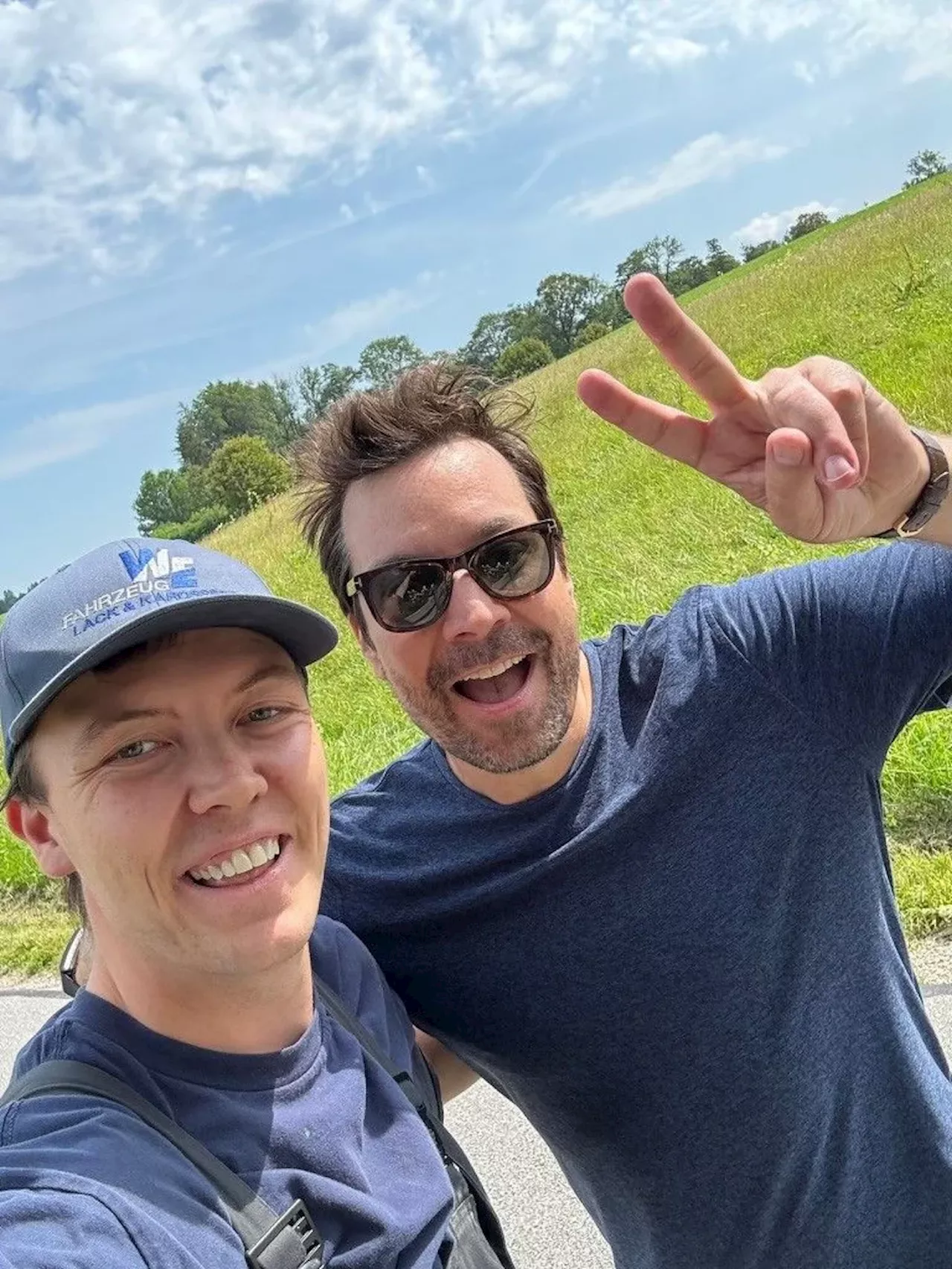 Bayern: Familie rettet Jimmy Fallon und endet bei Markus Lanz