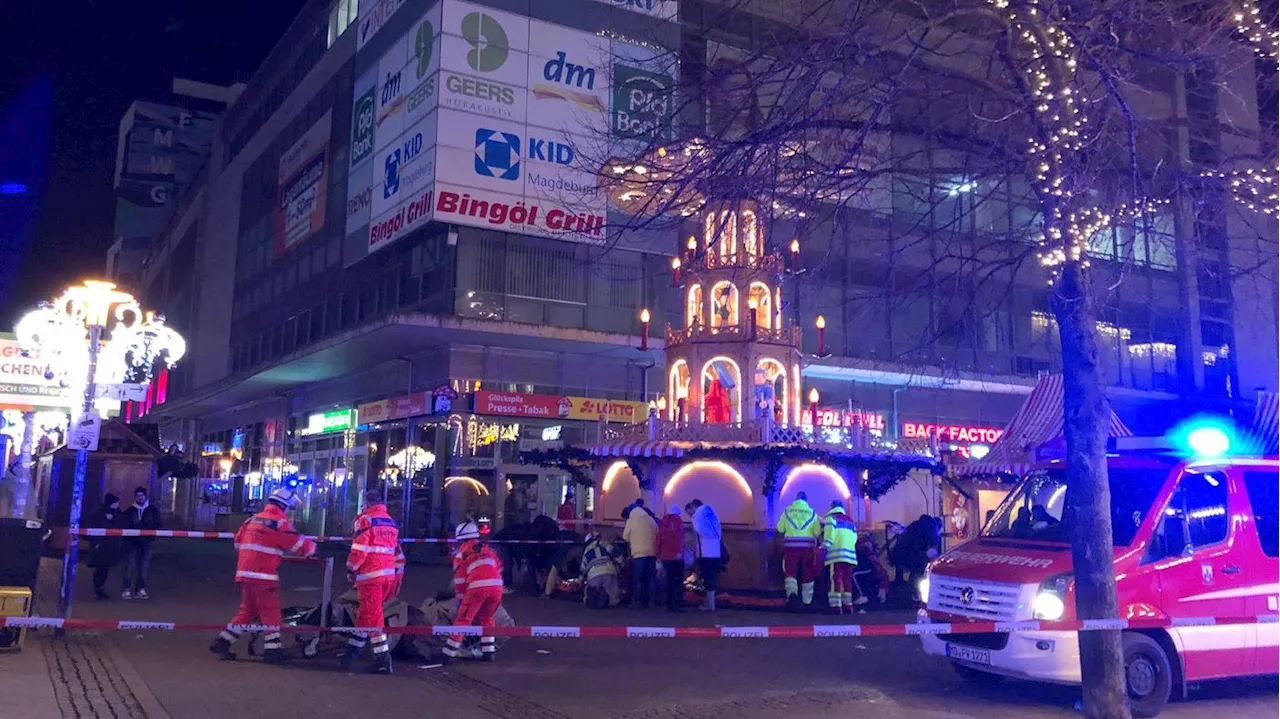 Polizeieinsatz: Magdeburg: Anschlag mit Auto auf Weihnachtsmarkt