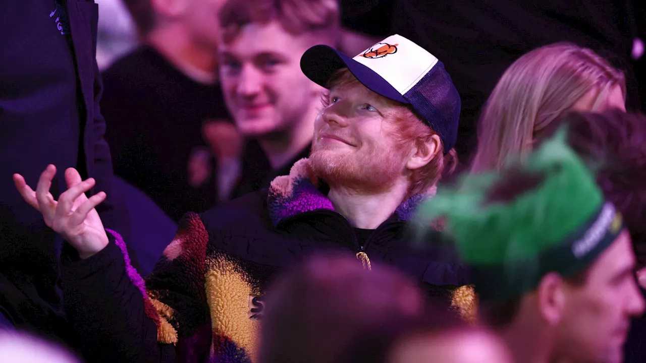 Ally Pally taunts Ed Sheeran with brutal Ipswich Town chant at PDC World Championship...