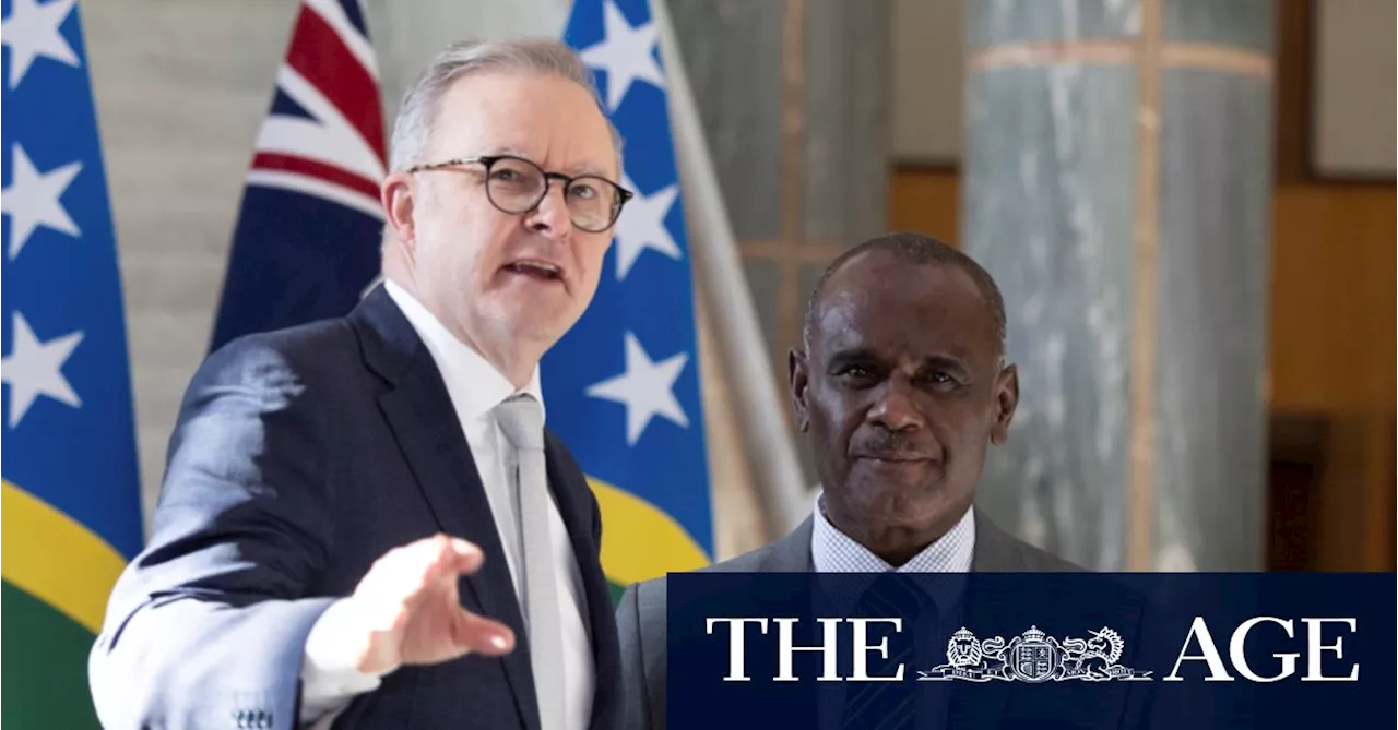 Australia Secures Security Deal with Solomon Islands to Counter China's Influence