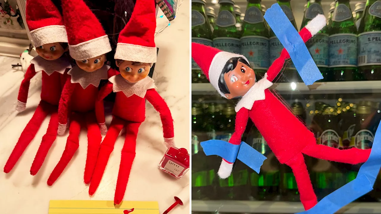 Celebrities Get Naughty with Elf on the Shelf Pranks