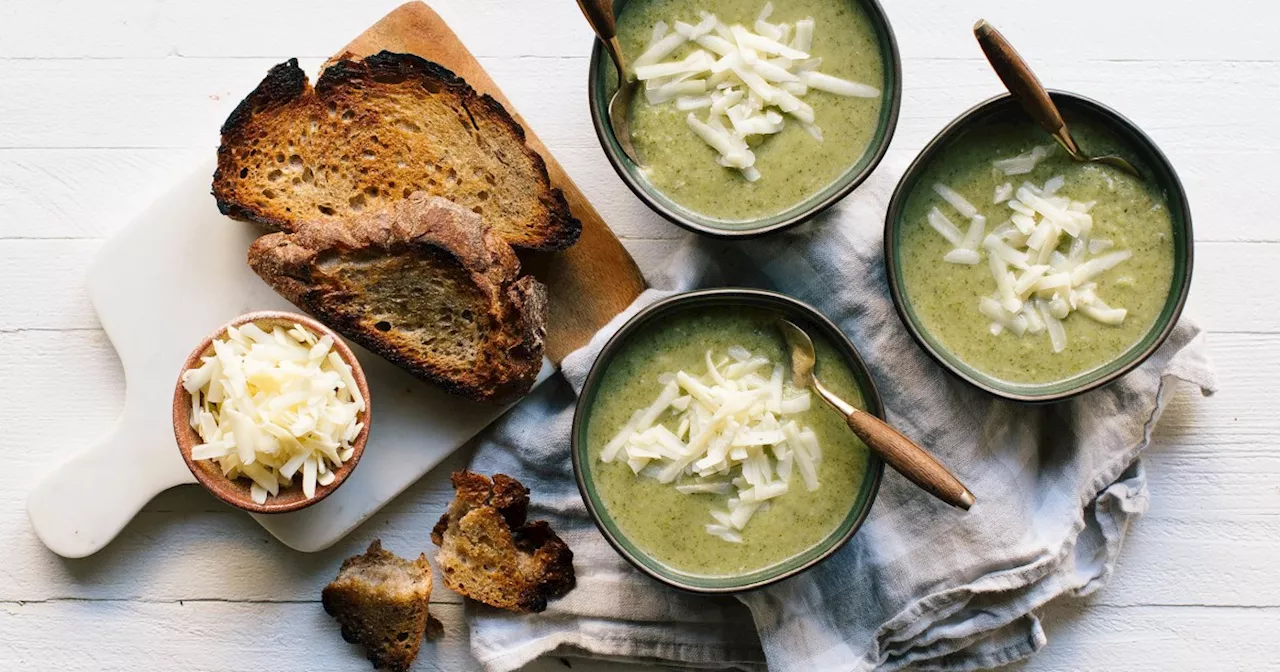 Cheesy White Bean and Broccoli Soup Recipe