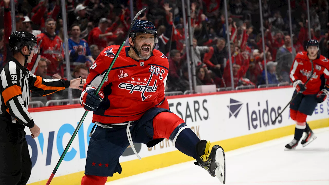 Ice Chips: Capitals' Ovechkin sheds non-contact jersey